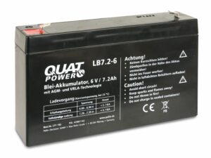 QuatPower Blei-Akkumulator LB7.2-6