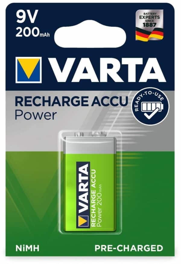 VARTA NiMH-9 V-Block-Akku 56722 Ready-To-Use