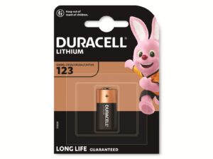 DURACELL Lithium-Batterie CR123A