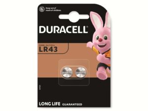 DURACELL Alkaline-Knopfzelle LR43