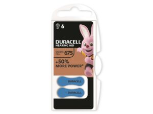 DURACELL Zinc Air-Knopfzelle Typ 675