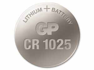 GP Lithium-Knopfzelle CR1025