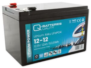 Q-Batteries Lithium Akku 12-12 12
