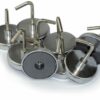 Rundmagnet-Set mit Haken 35x40 mm