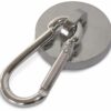 Neodymium Rundmagnet mit Karabiner