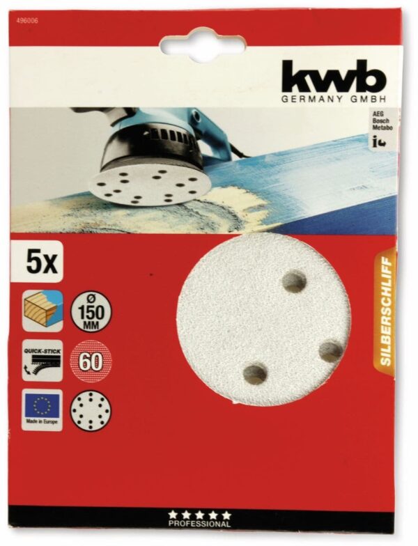 KWB Exenter-Schleifscheiben-Set