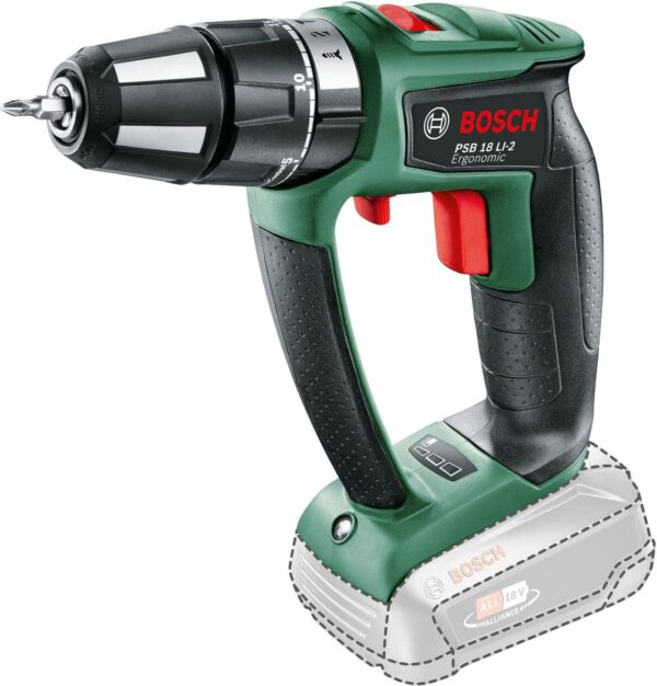 Bosch Home and Garden +PSB 18 LI-2 Ergonomic