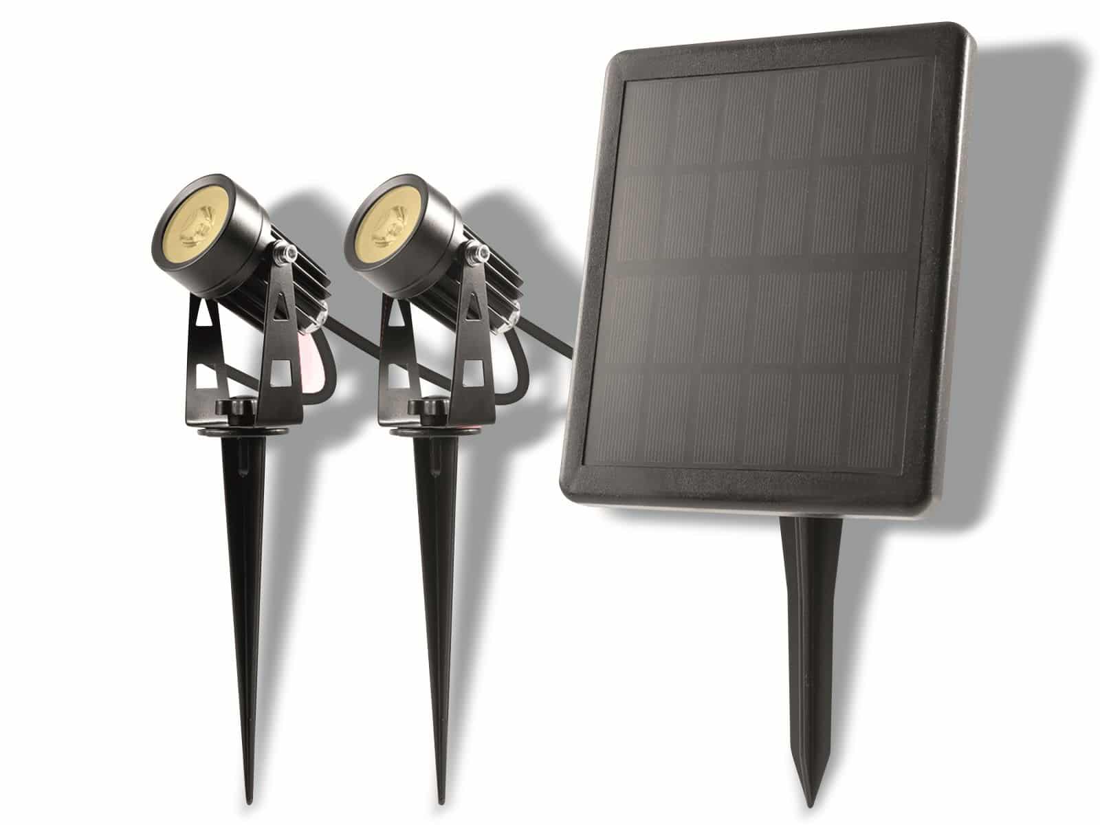 Bold Lighting LED Solar-Gartenleuchten-Set Simon