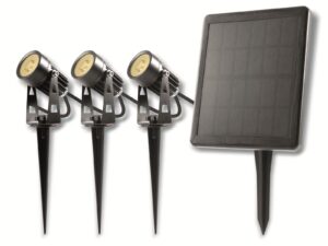 Bold Lighting LED Solar-Gartenleuchten-Set Simon
