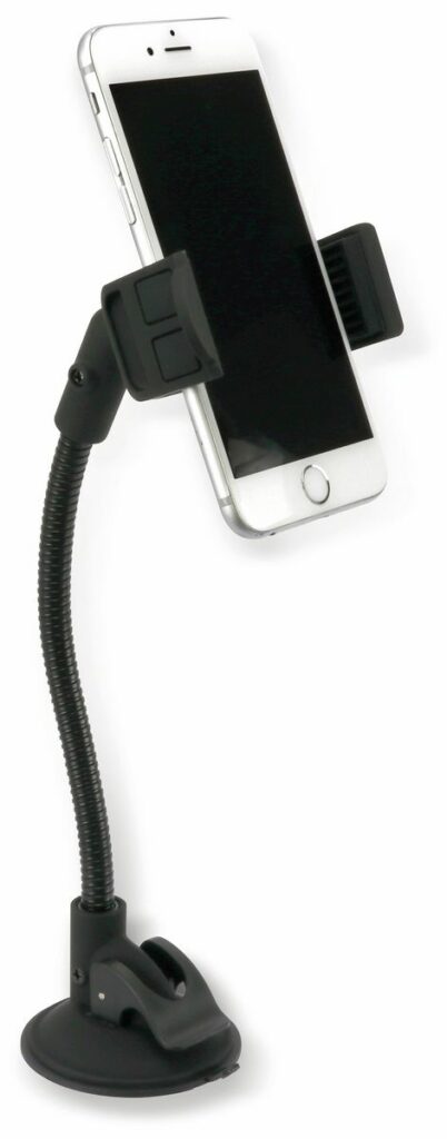 USB-Lader mit KFZ-Halterung für Smartphones