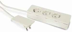 EVOline Plug mit 3-fach Steckdosenleiste