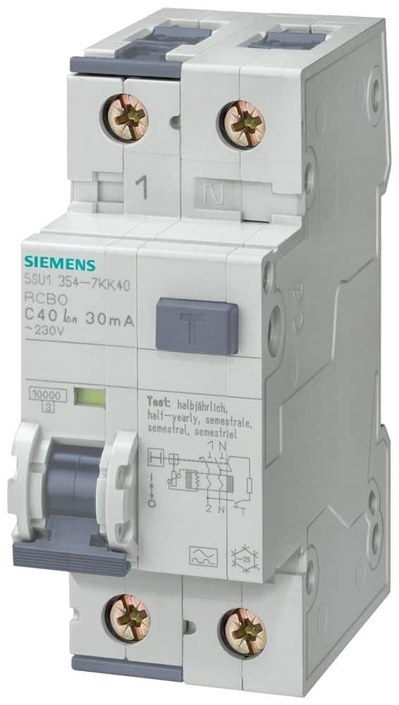 Siemens Fehlerstrom-/Leitungsschutzschalter 5SU1354-6KK16