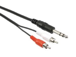 Audio-Adapterkabel Klinke 6