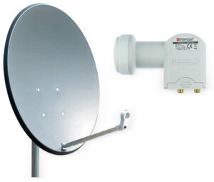 Red Opticum Set SAT-Antenne X80 anthrazit