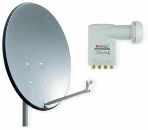 Red Opticum Set SAT-Antenne X80 anthrazit