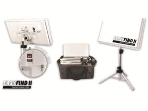 Easyfind Set SAT-Flachantenne Traveller Kit Tripod