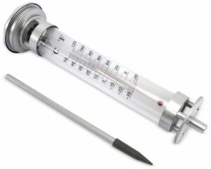 Grundig Gartenthermometer mit Solarlampe