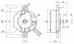 Timer-Federaufzugsschaltwerk DFJ-120