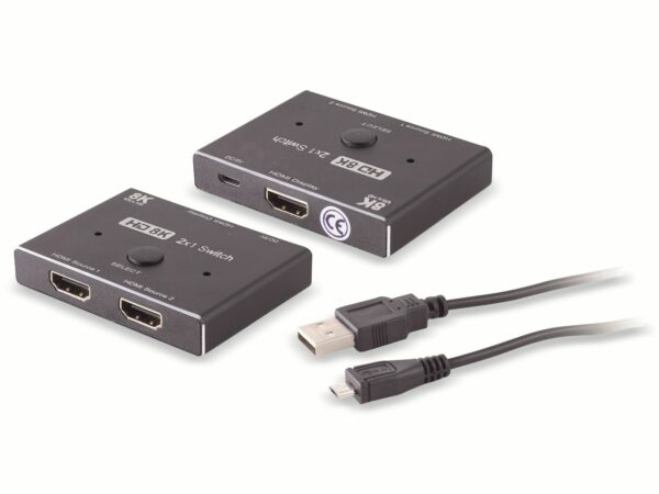 Smart-Multimedia HDMI-Umschalter 2x1