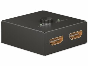 goobay Manuelle HDMI-Umschaltbox 2 auf 1