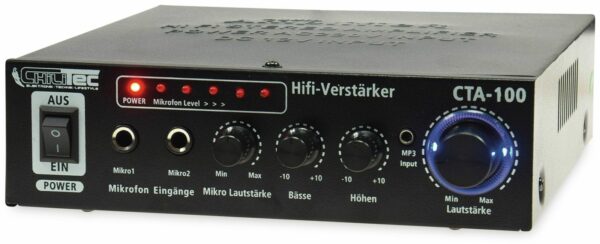 ChiliTec Mini-HiFi-Verstärker CT-100