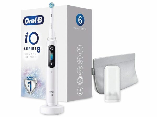 Elektrische Zahnbürste ORAL-B iO8 Sonder Edition White Alabaster