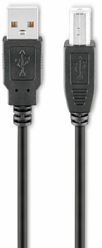 goobay USB 2.0 Hi-Speed Anschlusskabel A/B