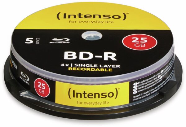 Intenso Blu-ray Disc BD-R 25 GB