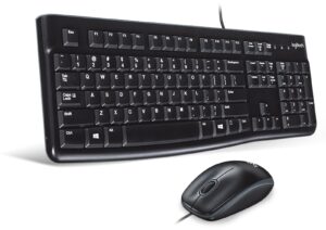Logitech USB-Tastatur- und Maus-Set MK120