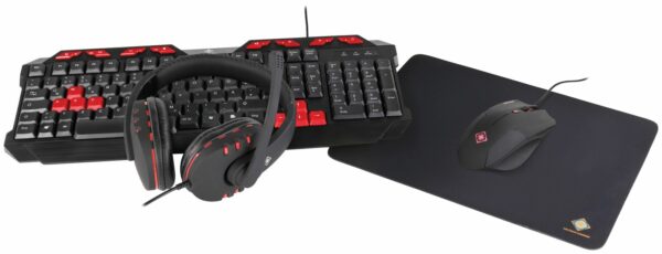 DELTACO Gaming 4 in 1 Gaming-Set mit Tastatur