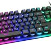 DELTACO GAMING Tastatur mit RGB Hintergrundbeleuchtung