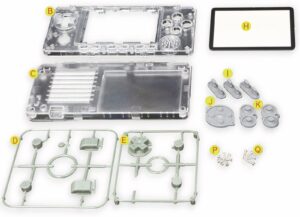 Gehäuse und Schalterset für ODROID-GO Advance