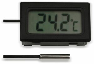 Einbau-Digitalthermometer mit 1 m Fühlerleitung