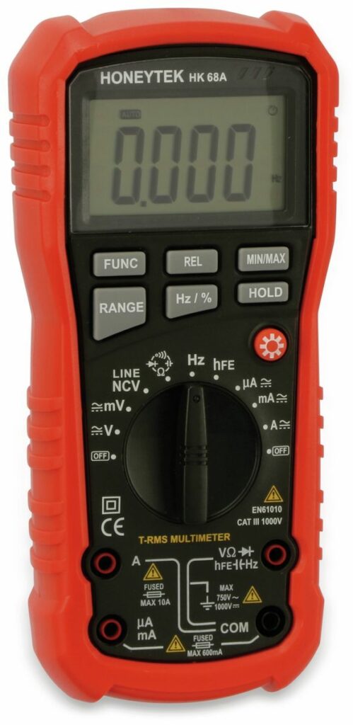 Honeytek True RMS Multimeter HK68A