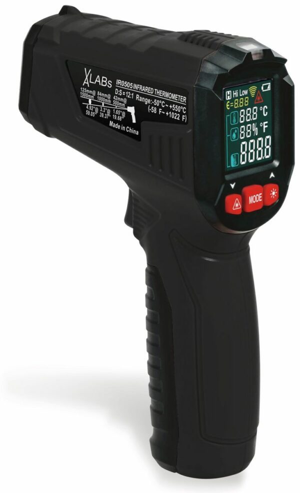 VA LABs IR0505: Infrarot-Thermometer