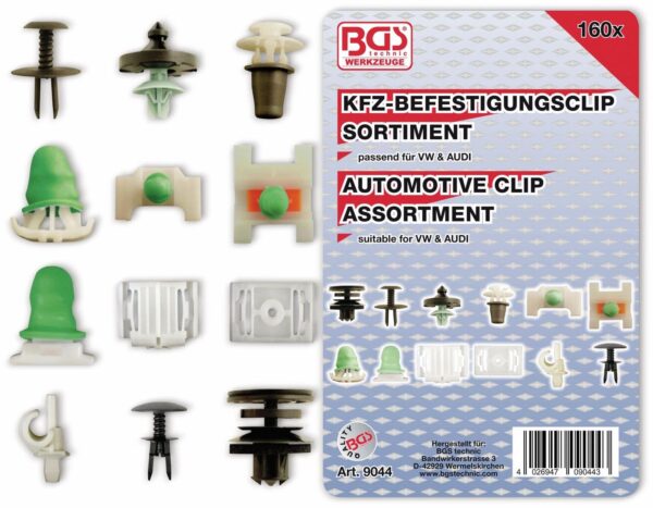 BGS KFZ-Befestigungsclip-Set